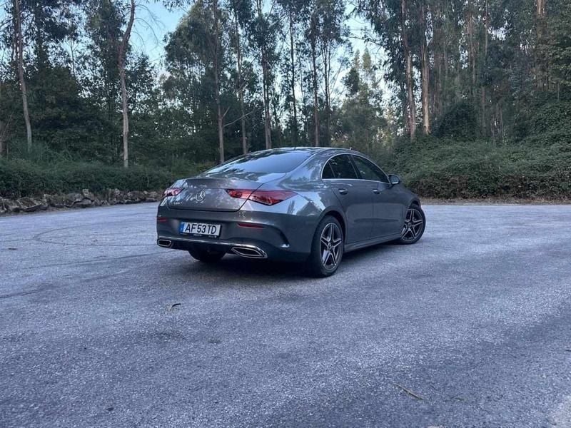 Usado Mercedes CLA180 AMG line 116 HP (85 kW) 2021 Cinzento Sedan