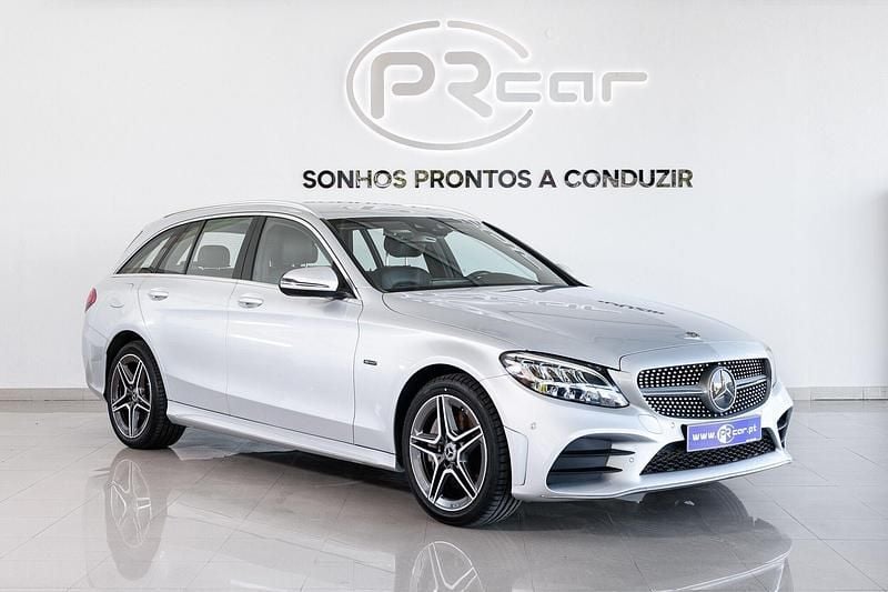 Cinza Usado 2021 Mercedes C300 AMG line Carrinha | € 34.500 (Preço justo) - Imagem 1/4