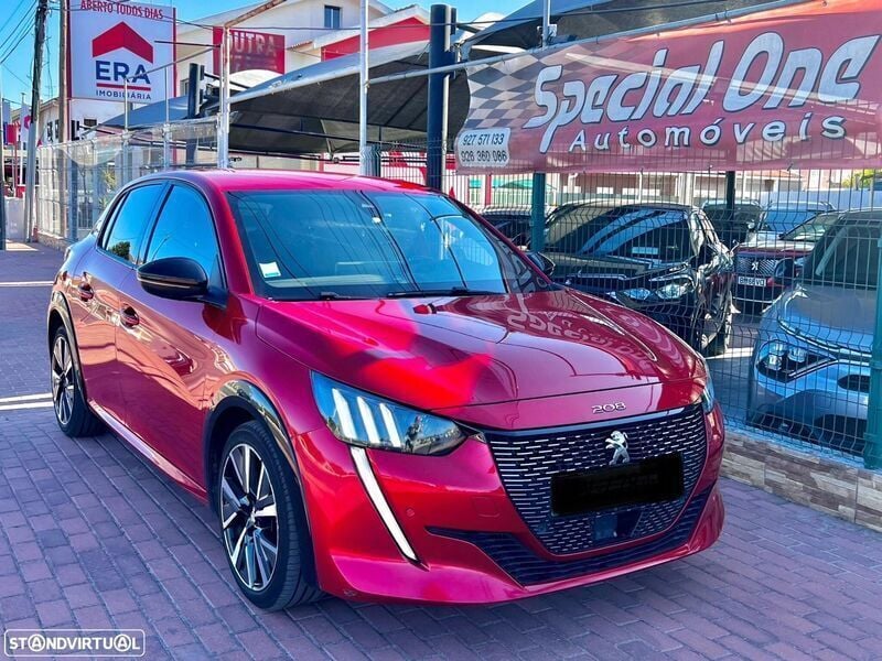 Usado Peugeot 208 GT-line 101 HP (74 kW) 2020 Vermelho Citadino