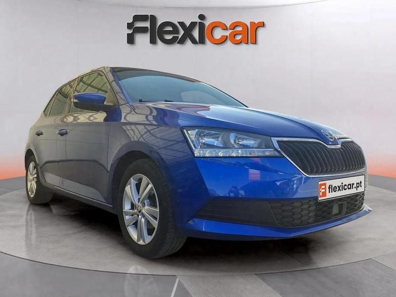 Azul Usado 2021 Skoda Fabia Active Citadino | € 9.990 (Bom preço) - Imagem 1/4