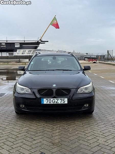 Preto Usado 2008 BMW 520 Carrinha | € 6.950 (Preço justo) - Imagem 1/1