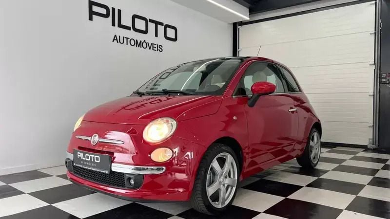 Vermelho Usado 2010 Fiat 500 Lounge Citadino | € 7.490 (Preço justo) - Imagem 1/4