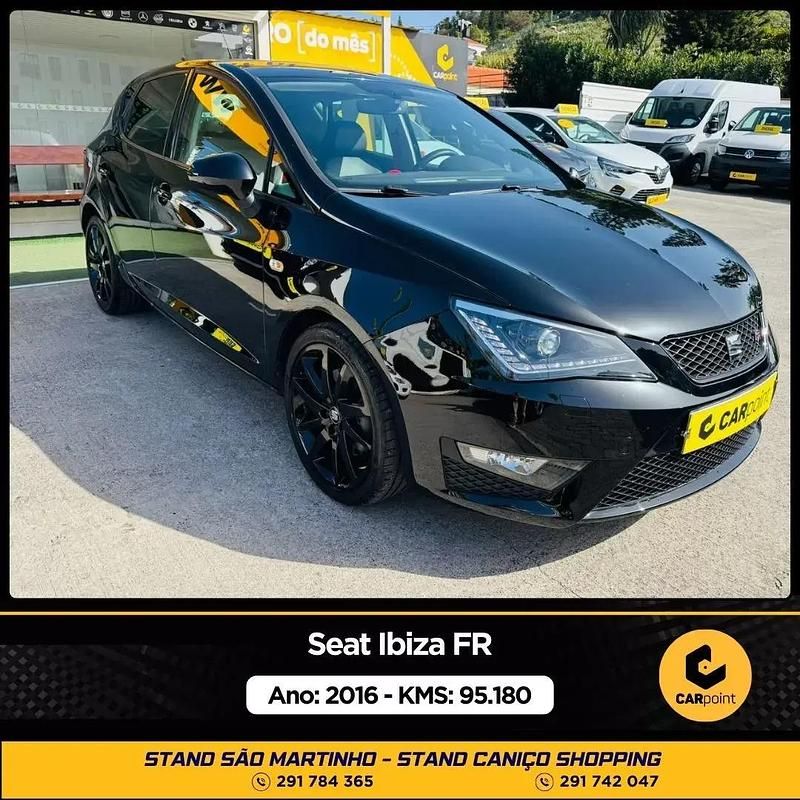 Usado Seat Ibiza FR 110 HP (80 kW) 2016 Preto Citadino
