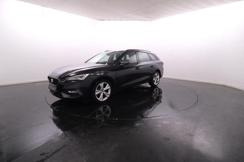 Azul Usado 2021 Seat Leon ST Carrinha | € 25.950 - Imagem 1/4