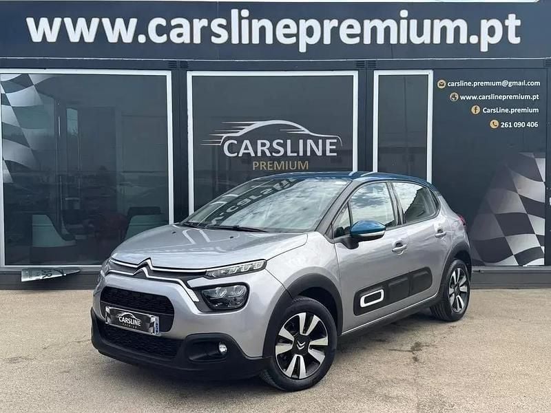 Cinzento Usado 2020 Citroën C3 PureTech Citadino | € 11.850 (Bom preço) - Imagem 1/4