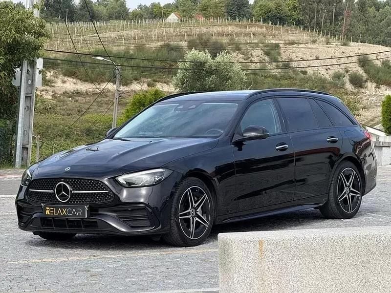 Preto Usado 2022 Mercedes C300e AMG line Carrinha | € 38.999 (Preço justo) - Imagem 1/4