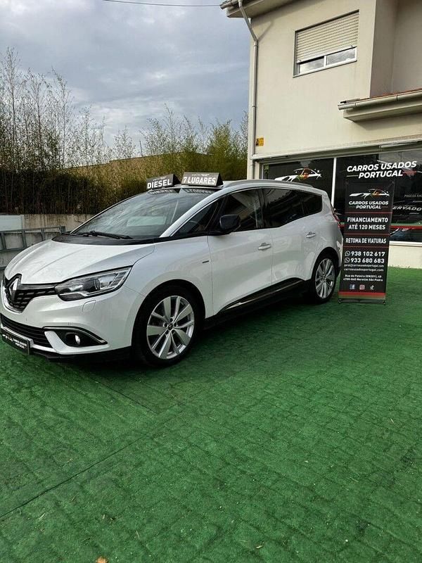 Branco Usado 2019 Renault Scénic IV LIMITED Monovolume | € 12.490 - Imagem 1/4