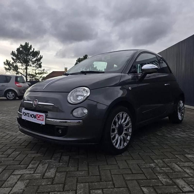 Cinza escuro Usado 2013 Fiat 500C Lounge Cabrios | € 9.750 (Preço justo) - Imagem 1/4