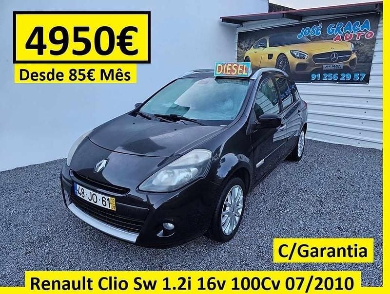 Preto Usado 2010 Renault Clio II Carrinha | € 4.950 (Preço elevado) - Imagem 1/4