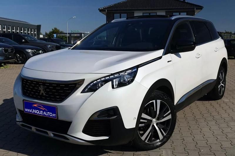 Branco glaciar Usado 2020 Peugeot 5008 GT-line Monovolume | € 20.000 (Bom preço) - Imagem 1/4