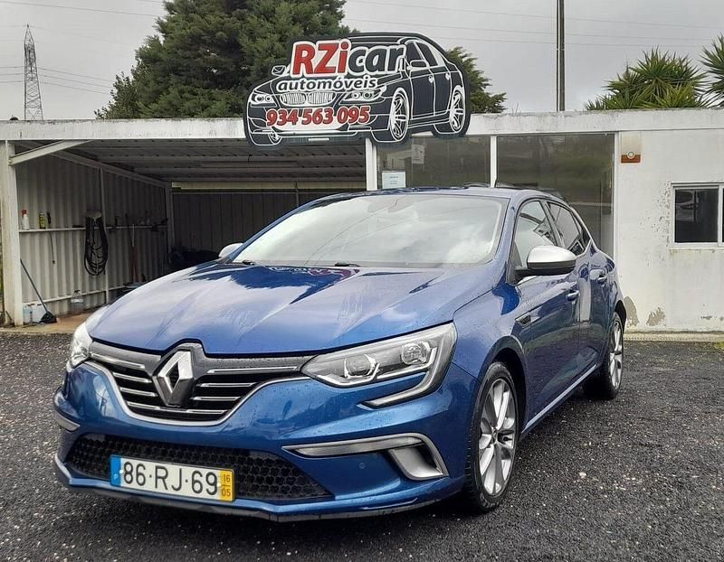 Azul Usado 2016 Renault Mégane GT Line GT-Line | € 11.900 (Super Preço) - Imagem 1/4