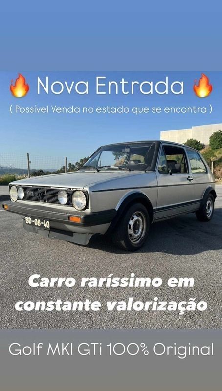 Cinzento Usado 1982 VW Golf I | € 17.500 - Imagem 1/4
