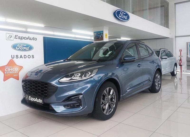 Azul Usado 2022 Ford Kuga ST-Line SUV | € 18.500 (Preço justo) - Imagem 1/4