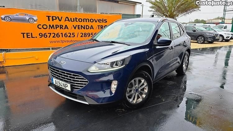 Azul Usado 2021 Ford Kuga Titanium SUV | € 19.950 (Preço justo) - Imagem 1/1