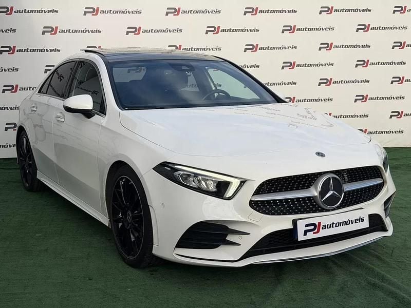 Usado Mercedes A180 AMG line 116 HP (85 kW) 2019 Branco Sedan