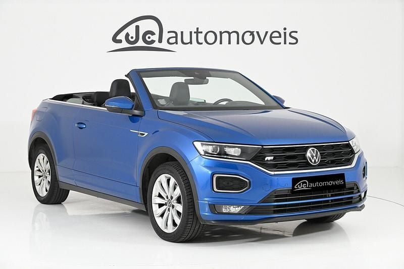 Usado VW T-Roc Cabriolet R-line 150 HP (110 kW) 2022 Azul Cabrios