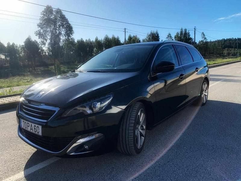 Preto Usado 2014 Peugeot 308 Carrinha | € 8.750 (Bom preço) - Imagem 1/4