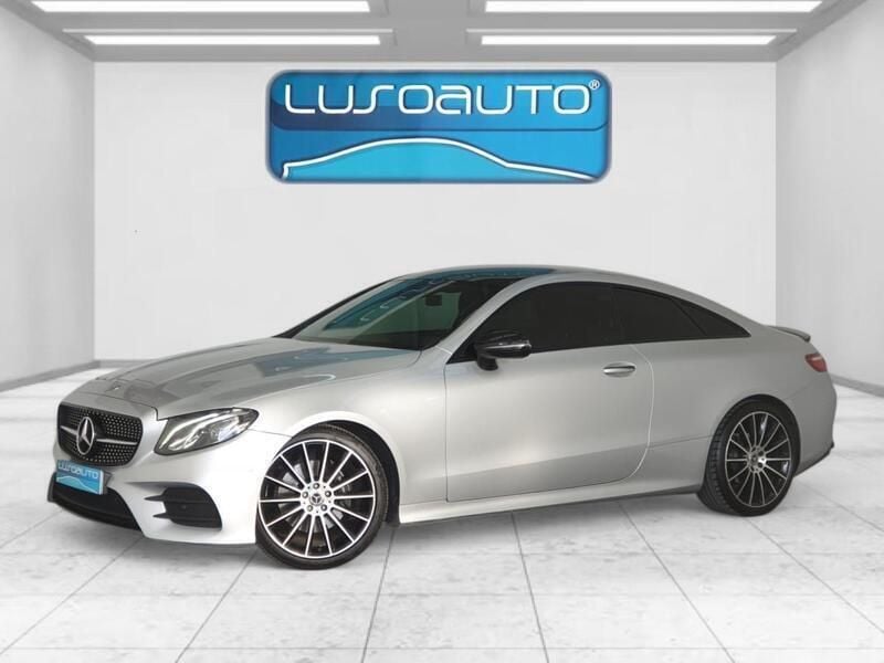 Cinza Usado 2017 Mercedes E220 AMG line Coupé | € 31.900 (Preço justo) - Imagem 1/4