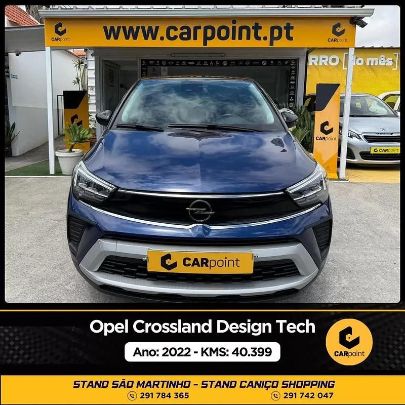 Azul Usado 2022 Opel Crossland Design & Tech SUV | € 17.900 (Preço elevado) - Imagem 1/4