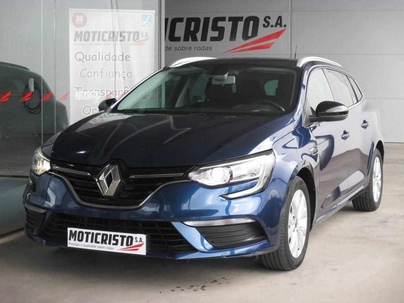 Azul Usado 2019 Renault Mégane GrandTour Carrinha | € 13.900 (Preço justo) - Imagem 1/4