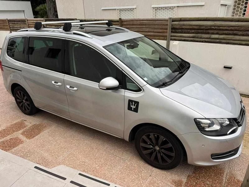 Usado VW Sharan 170 HP (125 kW) 2011 Cinzento Monovolume