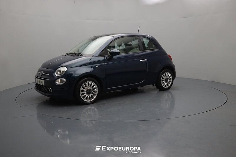 Azul Usado 2020 Fiat 500 Lounge Citadino | € 12.390 (Preço elevado) - Imagem 1/4
