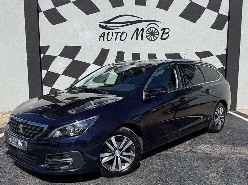 Azul Usado 2019 Peugeot 308 Allure Carrinha | € 11.489 (Super Preço) - Imagem 1/4