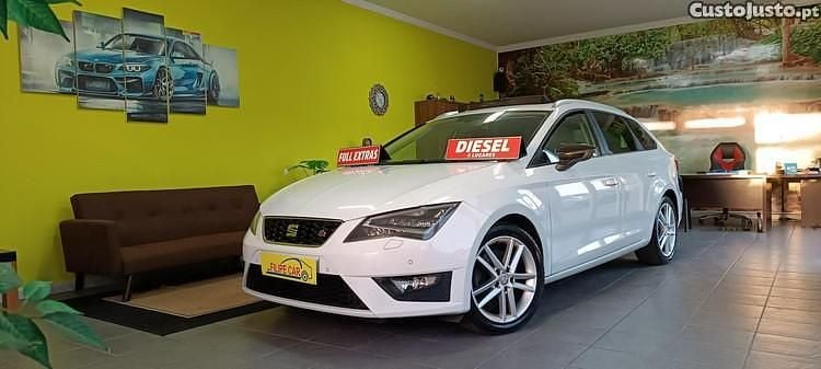 Branco Usado 2015 Seat Leon FR Carrinha | € 14.800 (Bom preço) - Imagem 1/1