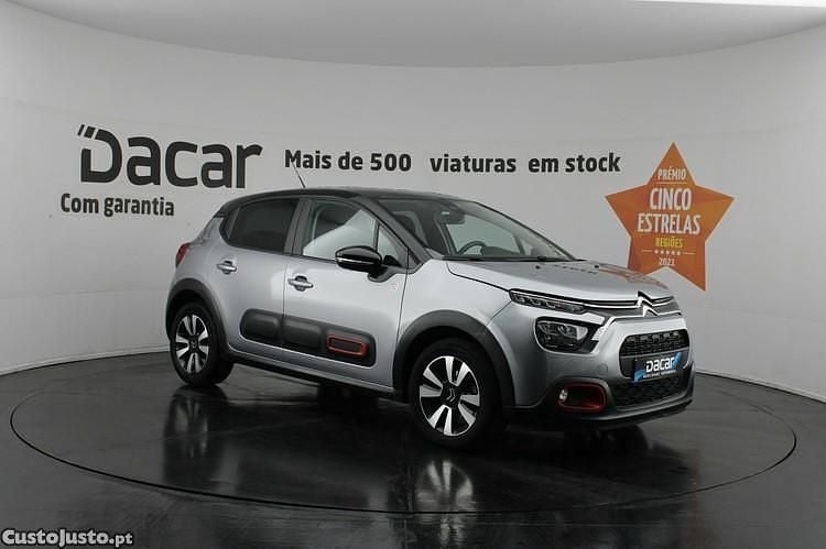 Cinza Usado 2021 Citroën C3 Citadino | € 11.499 (Super Preço) - Imagem 1/1