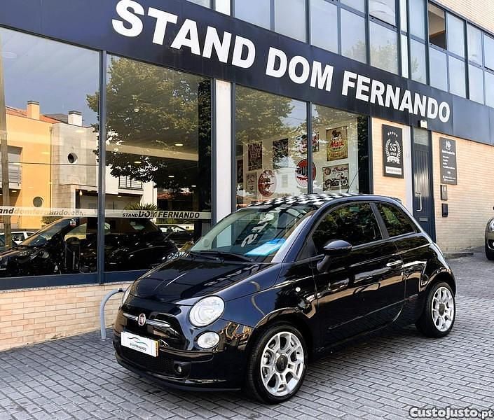 Preto Usado 2011 Fiat 500 Lounge Citadino | € 6.750 (Caro) - Imagem 1/1