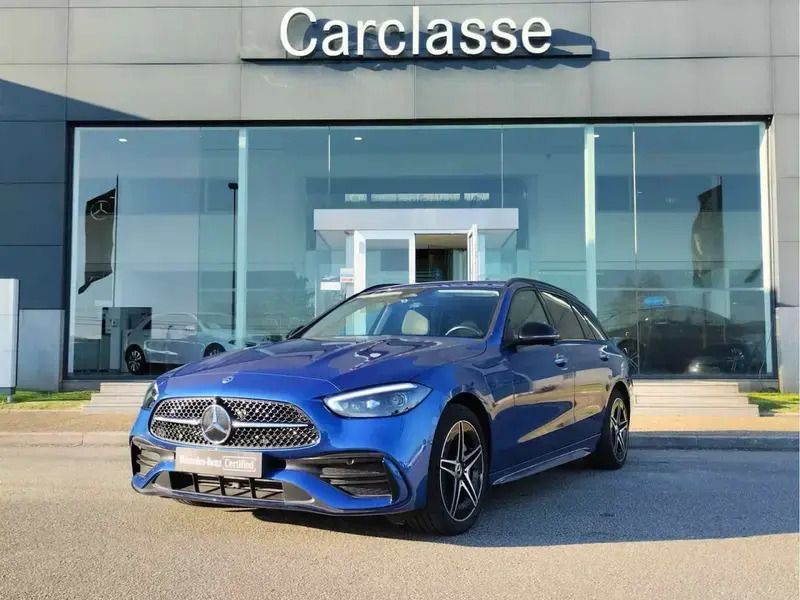 Azul Usado 2023 Mercedes E300 AMG Line Premium Plus Carrinha | € 61.900 - Imagem 1/4