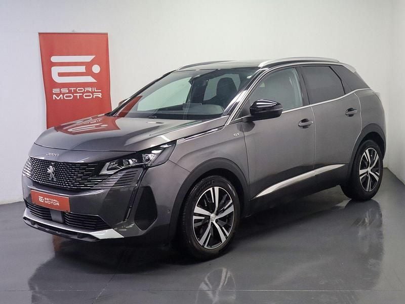 Cinza Usado 2021 Peugeot 3008 GT-line SUV | € 18.750 (Bom preço) - Imagem 1/4