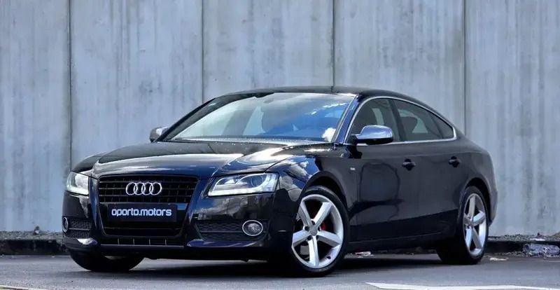 Preto Usado 2010 Audi A5 Sportback S-Line Citadino | € 14.990 - Imagem 1/4