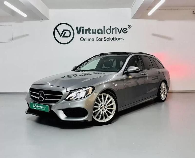 Cinza escuro Usado 2017 Mercedes C300 AMG line Carrinha | € 23.950 (Preço justo) - Imagem 1/4