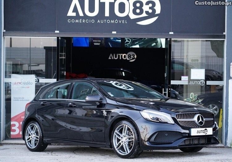 Preto Usado 2016 Mercedes A180 AMG line | € 18.990 (Preço justo) - Imagem 1/1