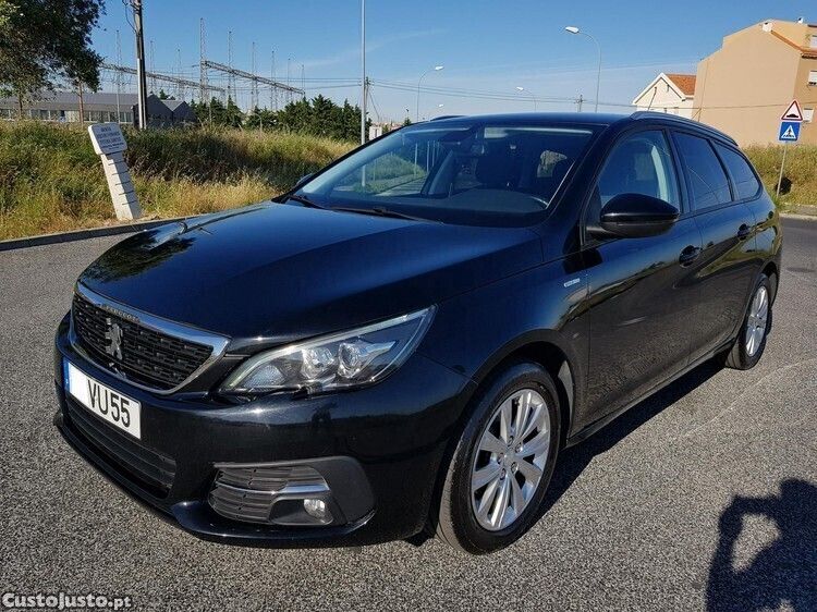 Preto Usado 2018 Peugeot 308 Carrinha | € 11.950 (Bom preço) - Imagem 1/1