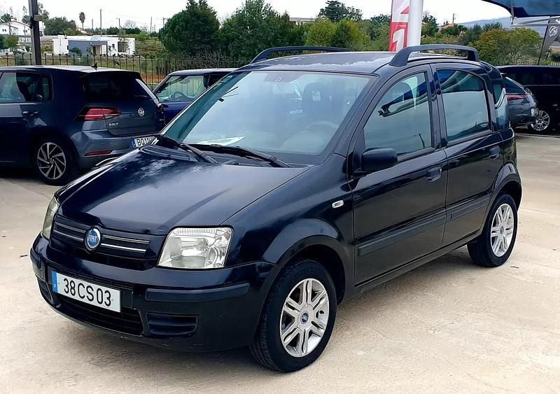 Preto Usado 2007 Fiat Panda Dynamic Citadino | € 2.990 - Imagem 1/4