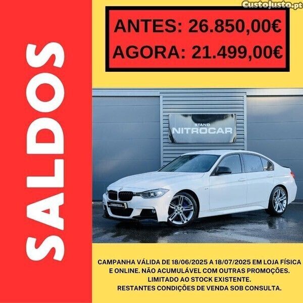 Branco Usado 2012 BMW 328 Sport Line | € 21.499 - Imagem 1/1