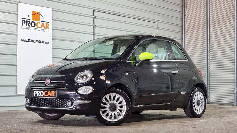 Preto Usado 2015 Fiat 500 Lounge Citadino | € 8.950 (Preço justo) - Imagem 1/4