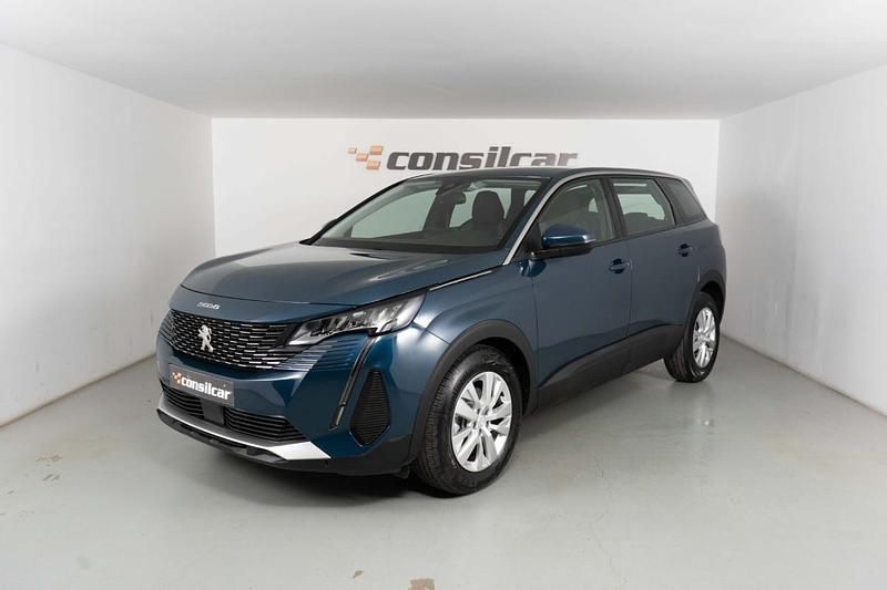 Azul Usado 2021 Peugeot 5008 Active Monovolume | € 20.980 (Preço justo) - Imagem 1/4