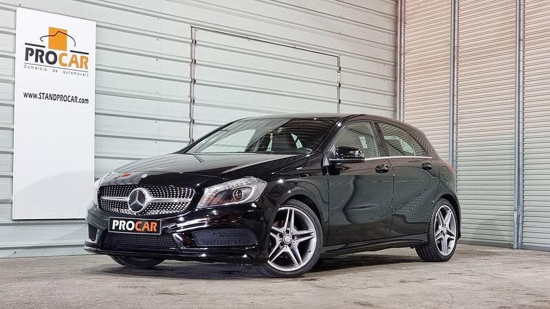 Preto Usado 2015 Mercedes A180 AMG line | € 15.950 (Preço justo) - Imagem 1/4
