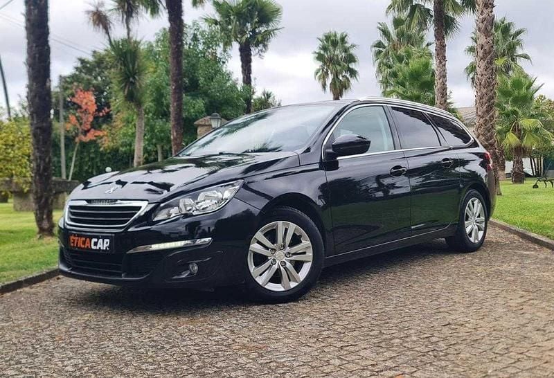 Preto Usado 2014 Peugeot 308 Allure Carrinha | € 9.999 (Bom preço) - Imagem 1/4