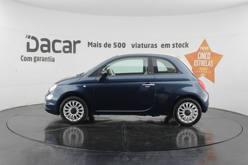 Usado Fiat 500C Lounge 70 HP (51 kW) 2020 Azul Cabrios