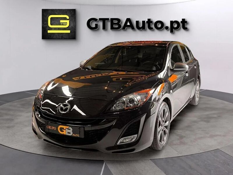 Preto Usado 2012 Mazda 3 Inclusive Citadino | € 10.900 (Caro) - Imagem 1/4