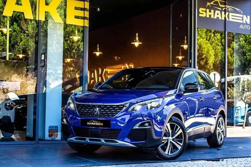 Azul Usado 2017 Peugeot 3008 GT-line Monovolume | € 17.490 (Preço elevado) - Imagem 1/4