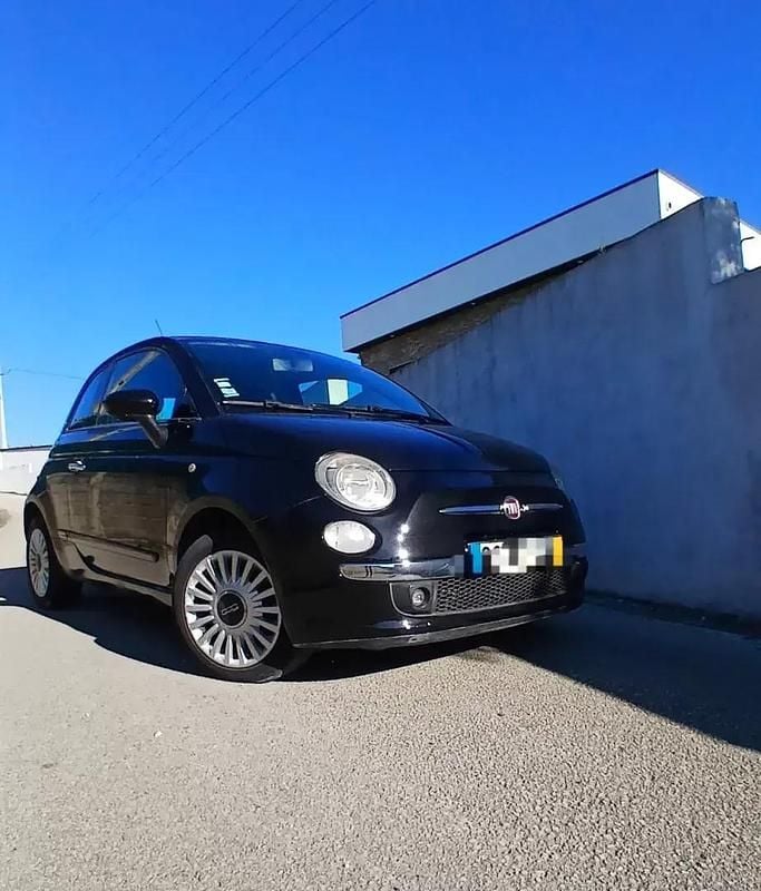 Preto Usado 2009 Fiat 500 Lounge Citadino | € 3.950 (Super Preço) - Imagem 1/4