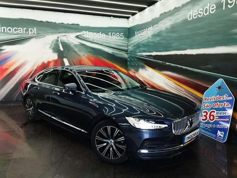 Azul Usado 2021 Volvo S90 Sedan | € 34.990 - Imagem 1/4