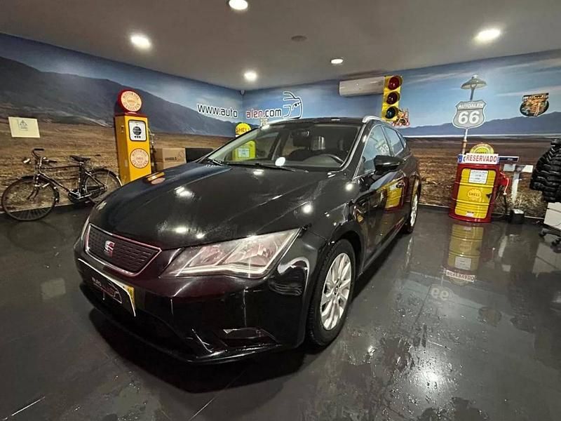 Usado Seat Leon ST Style 115 HP (84 kW) 2016 Preto Carrinha