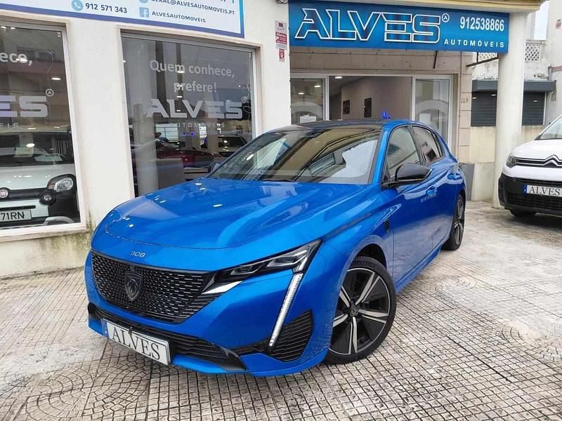 Azul Usado 2023 Peugeot 308 | € 27.980 (Preço justo) - Imagem 1/4