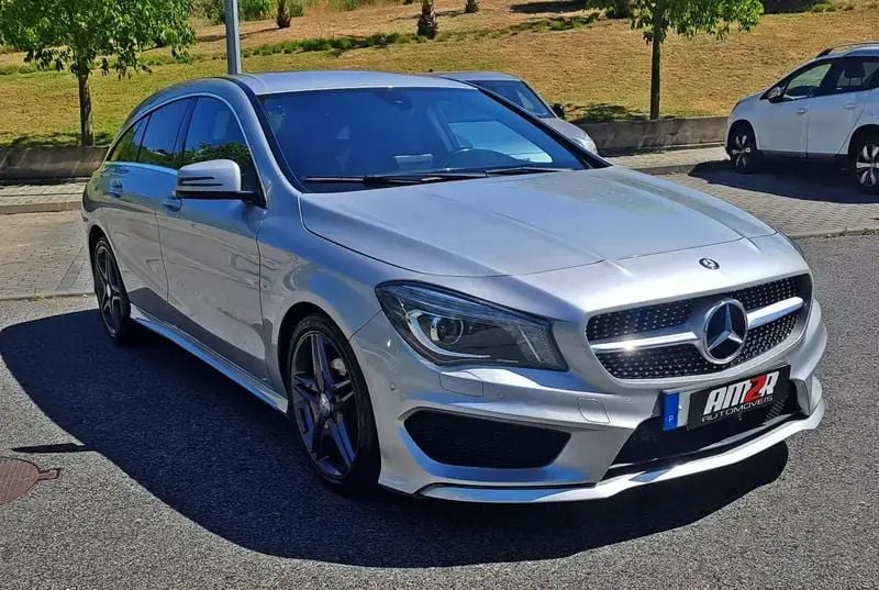 Cinza Usado 2016 Mercedes CLA180 Shooting Brake AMG line Carrinha | € 18.690 (Preço justo) - Imagem 1/4